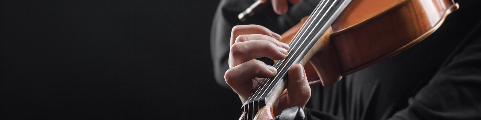 Die Saiten der Violine